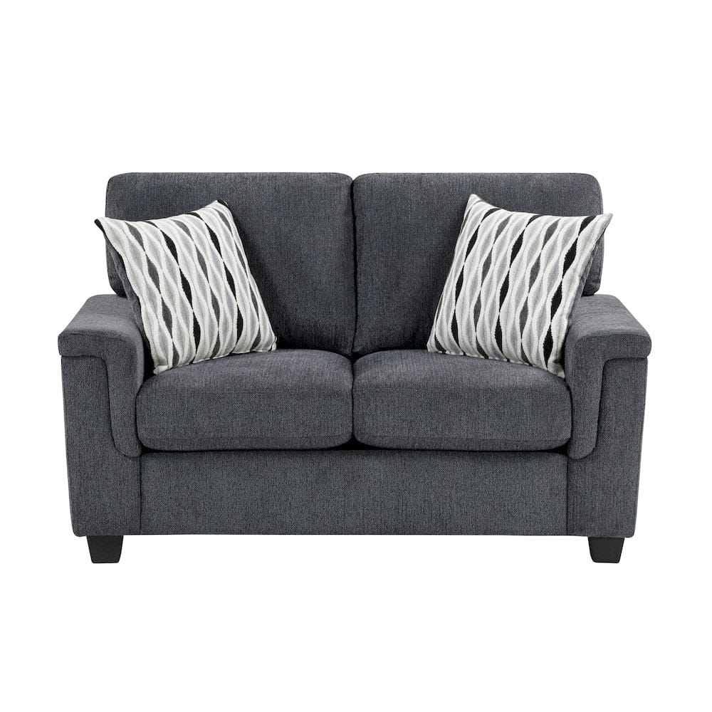 Homelegance  - Chelsea Love Seat in Dark gray - 9746DG-2  view 1