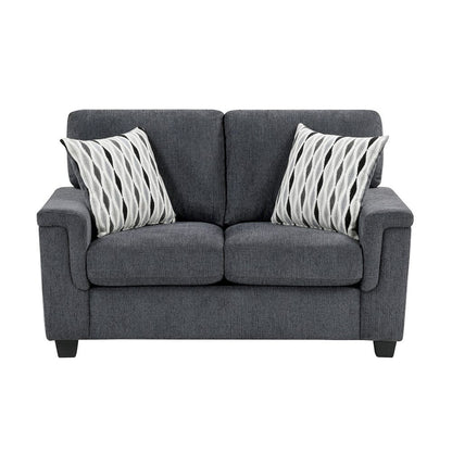 Homelegance  - Chelsea Love Seat in Dark gray - 9746DG-2  view 1