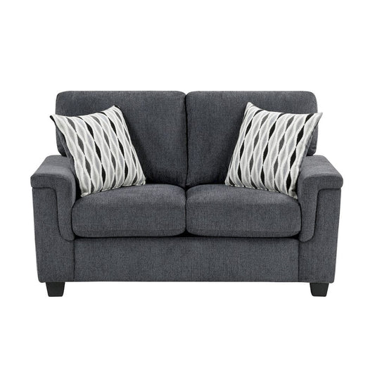 Homelegance  - Chelsea Love Seat in Dark gray - 9746DG-2  view 1