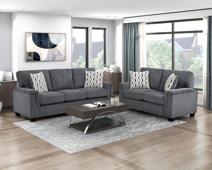 Homelegance  - Chelsea Love Seat in Dark gray - 9746DG-2  view 5