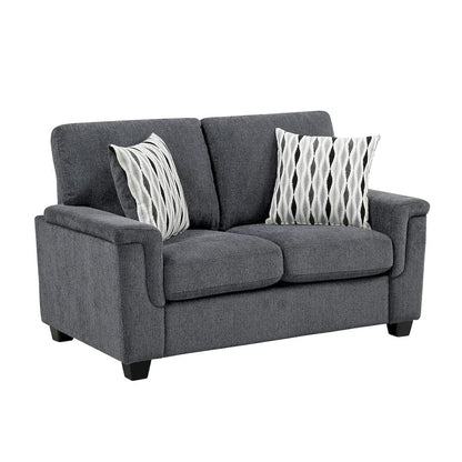 Homelegance  - Chelsea Love Seat in Dark gray - 9746DG-2  view 9