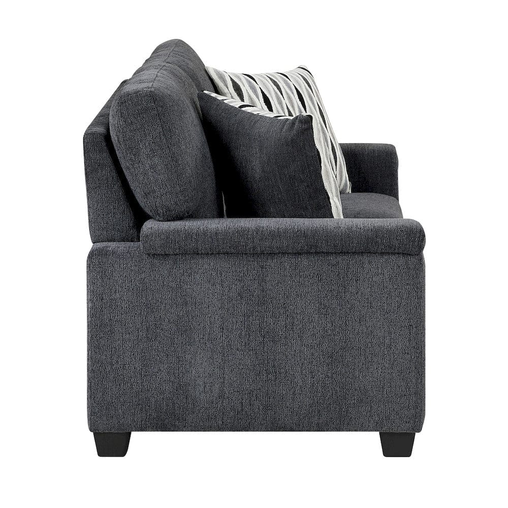 Homelegance  - Chelsea Love Seat in Dark gray - 9746DG-2  view 10