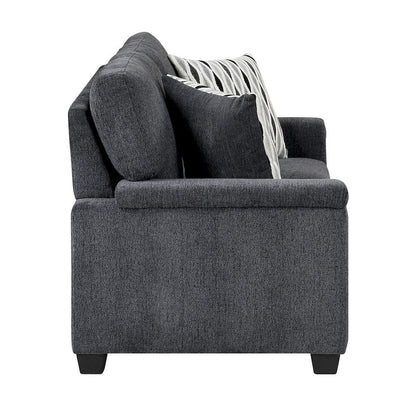 Homelegance  - Chelsea Love Seat in Dark gray - 9746DG-2  view 10