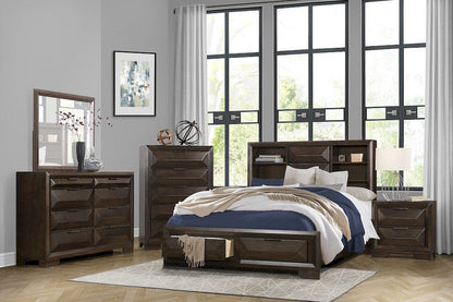 Homelegance  - Chesky Eastern King Platform Bed W/ Footboard Storage - 1753K-1EKx  view 4