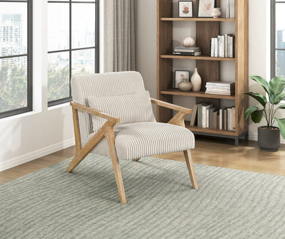 Homelegance  - Chevron Accent Chair in Beige - 1172BE-1  view 10