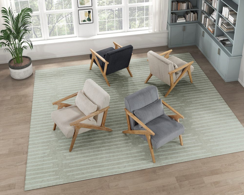 Homelegance  - Chevron Accent Chair in Beige - 1172BE-1  view 11