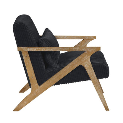 Homelegance  - Chevron Accent Chair in Black - 1172BK-1  view 4