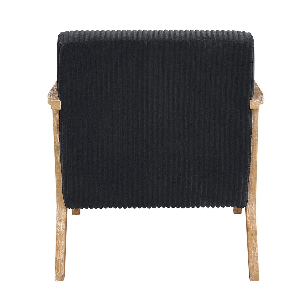 Homelegance  - Chevron Accent Chair in Black - 1172BK-1  view 5