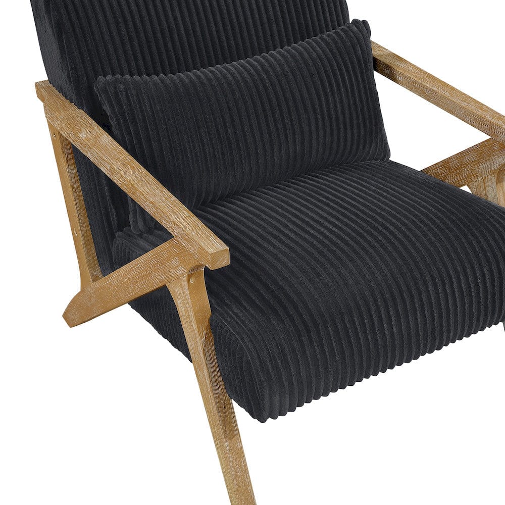 Homelegance  - Chevron Accent Chair in Black - 1172BK-1  view 6