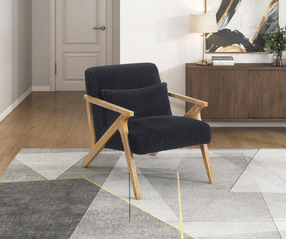 Homelegance  - Chevron Accent Chair in Black - 1172BK-1  view 10
