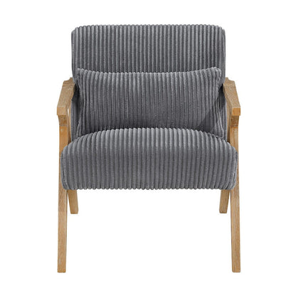 Homelegance  - Chevron Accent Chair in Gray - 1172GY-1  view 1