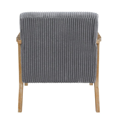 Homelegance  - Chevron Accent Chair in Gray - 1172GY-1  view 4