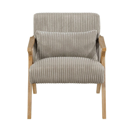 Homelegance  - Chevron Accent Chair in Taupe - 1172GB-1  view 4