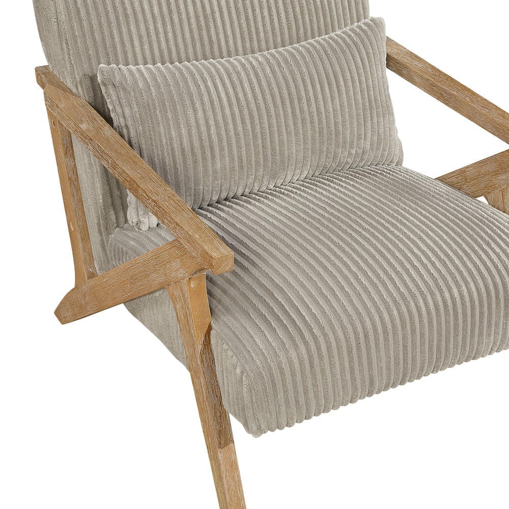 Homelegance  - Chevron Accent Chair in Taupe - 1172GB-1  view 8