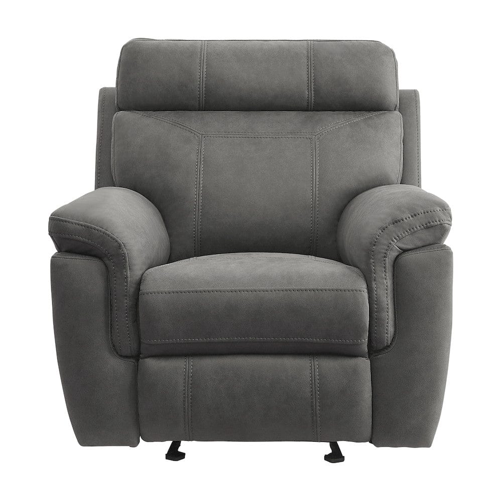 Homelegance  - Clifton Glider Reclining Chair in Pewter - 9301GRY-1  view 1