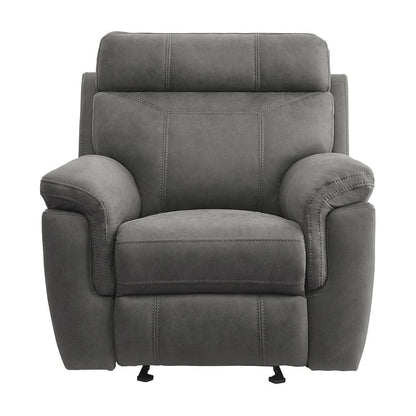 Homelegance  - Clifton Glider Reclining Chair in Pewter - 9301GRY-1  view 1