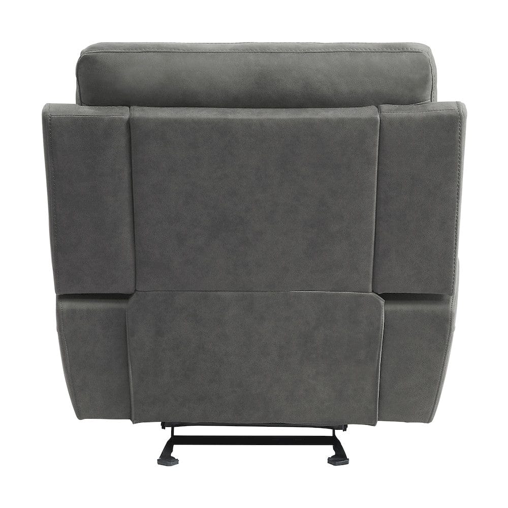 Homelegance  - Clifton Glider Reclining Chair in Pewter - 9301GRY-1  view 4