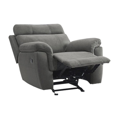 Homelegance  - Clifton Glider Reclining Chair in Pewter - 9301GRY-1  view 5