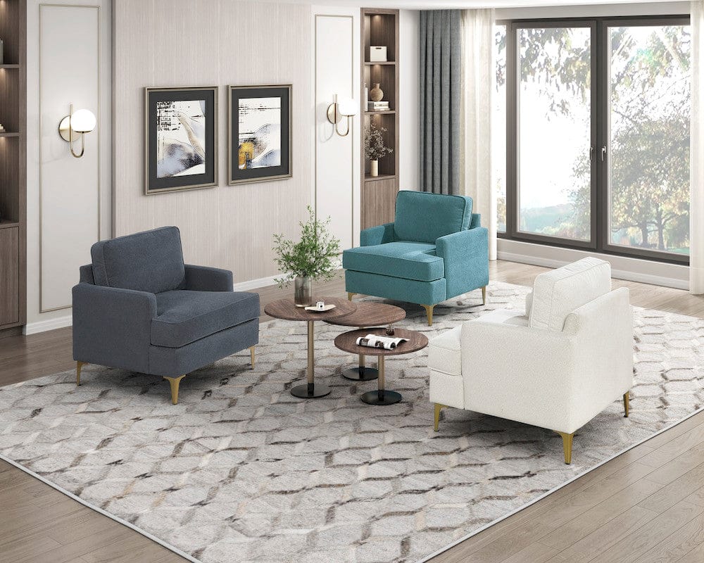 Homelegance  - Colette Accent Chair in Beige - 1051BE-1  view 8