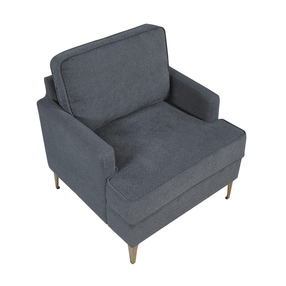 Homelegance  - Colette Accent Chair in Dark gray - 1051DG-1  view 1