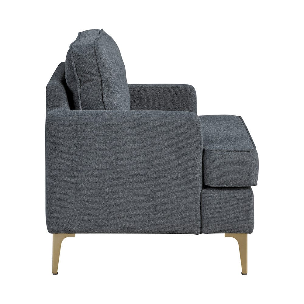 Homelegance  - Colette Accent Chair in Dark gray - 1051DG-1  view 4