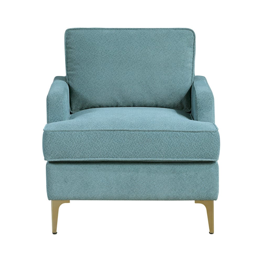 Homelegance  - Colette Accent Chair in Peacock - 1051BU-1  view 1