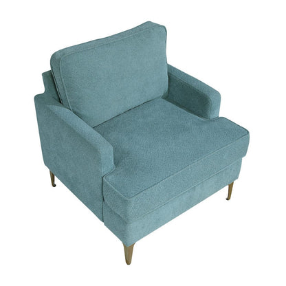 Homelegance  - Colette Accent Chair in Peacock - 1051BU-1  view 3
