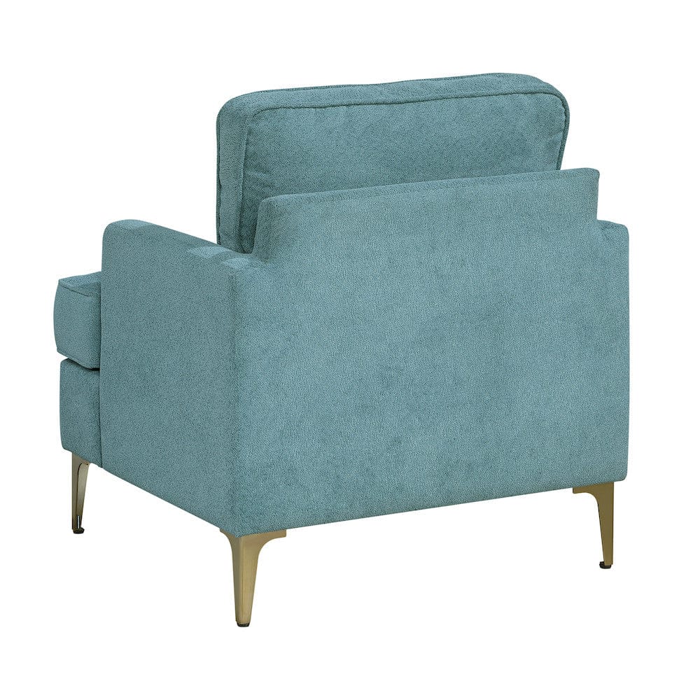 Homelegance  - Colette Accent Chair in Peacock - 1051BU-1  view 5