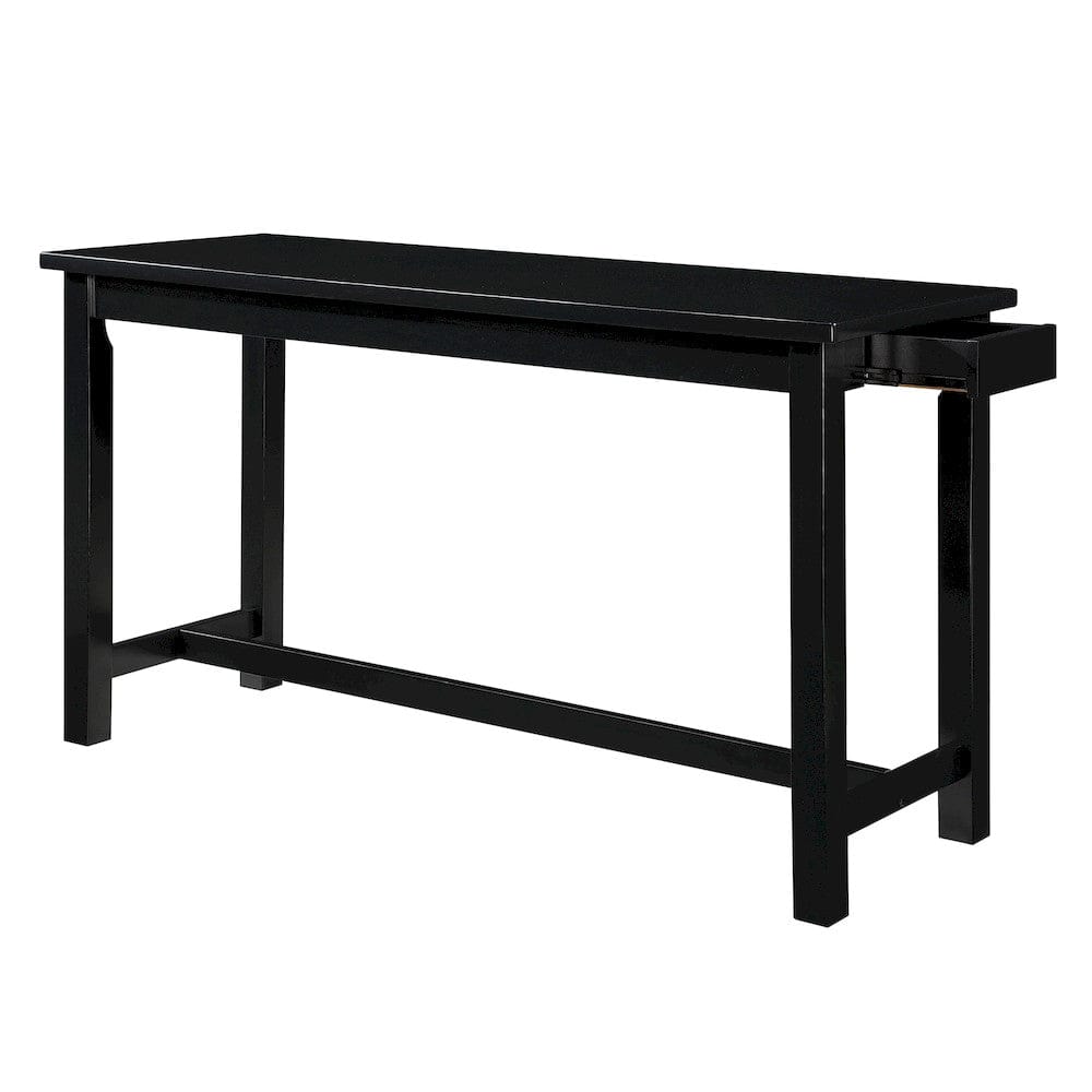 Homelegance  - Connected 4-Piece Pack Counter Height Set in Black - 5713BK  view 4