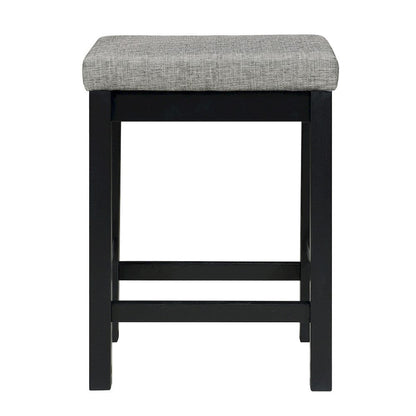Homelegance  - Connected 4-Piece Pack Counter Height Set in Black - 5713BK  view 8