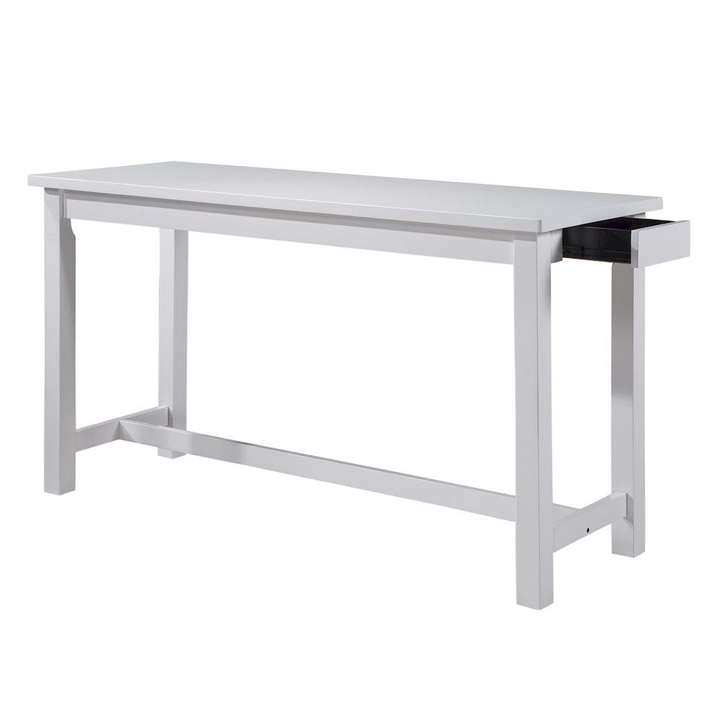 Homelegance  - Connected 4-Piece Pack Counter Height Set in White - 5713WT  view 2