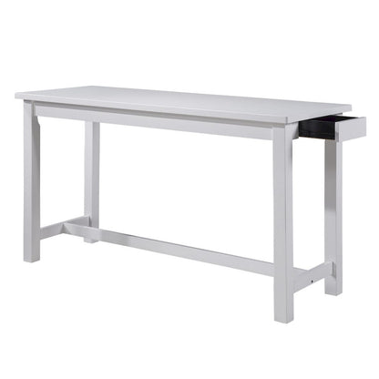 Homelegance  - Connected 4-Piece Pack Counter Height Set in White - 5713WT  view 2