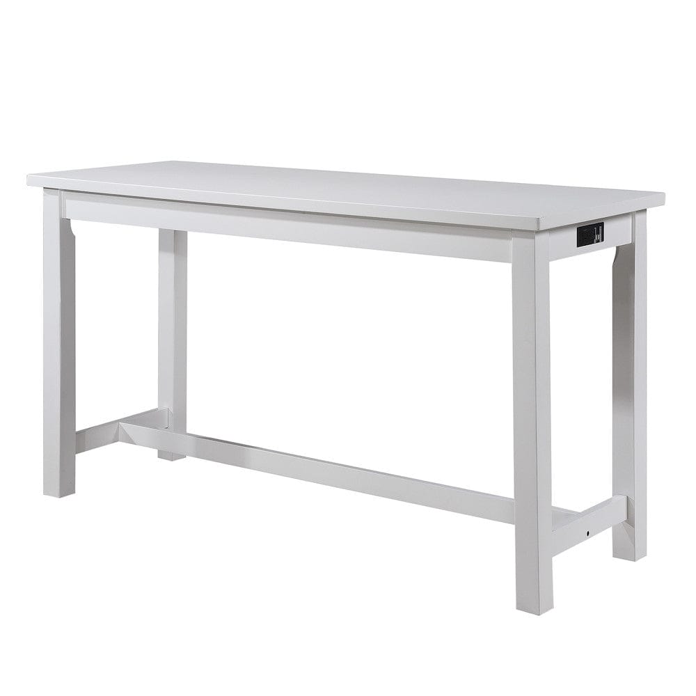 Homelegance  - Connected 4-Piece Pack Counter Height Set in White - 5713WT  view 5