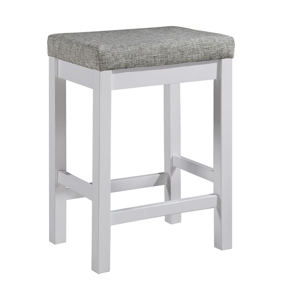 Homelegance  - Connected 4-Piece Pack Counter Height Set in White - 5713WT  view 6