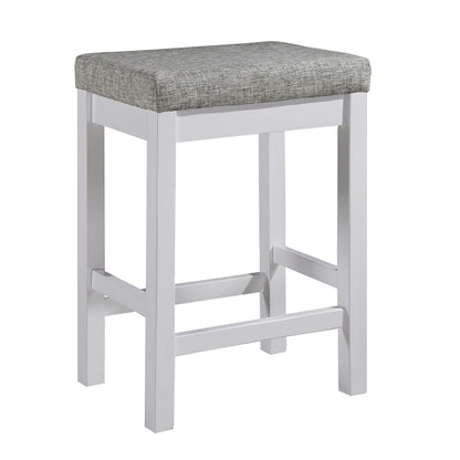Homelegance  - Connected 4-Piece Pack Counter Height Set in White - 5713WT  view 6
