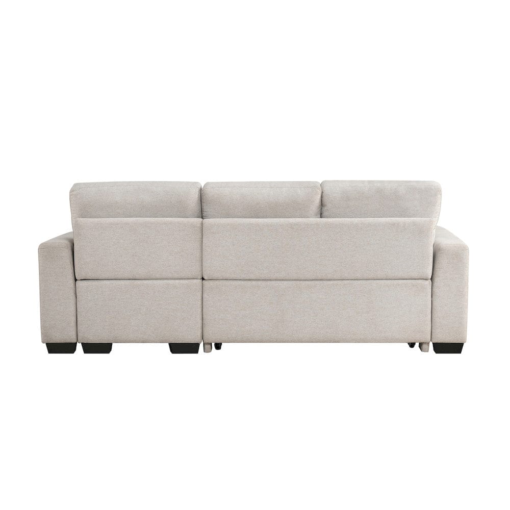 Homelegance  - Convene 2-Piece Sectional W/ Reversible Chaise and Pull-out Bed - 9145PWTx32AVC  view 11