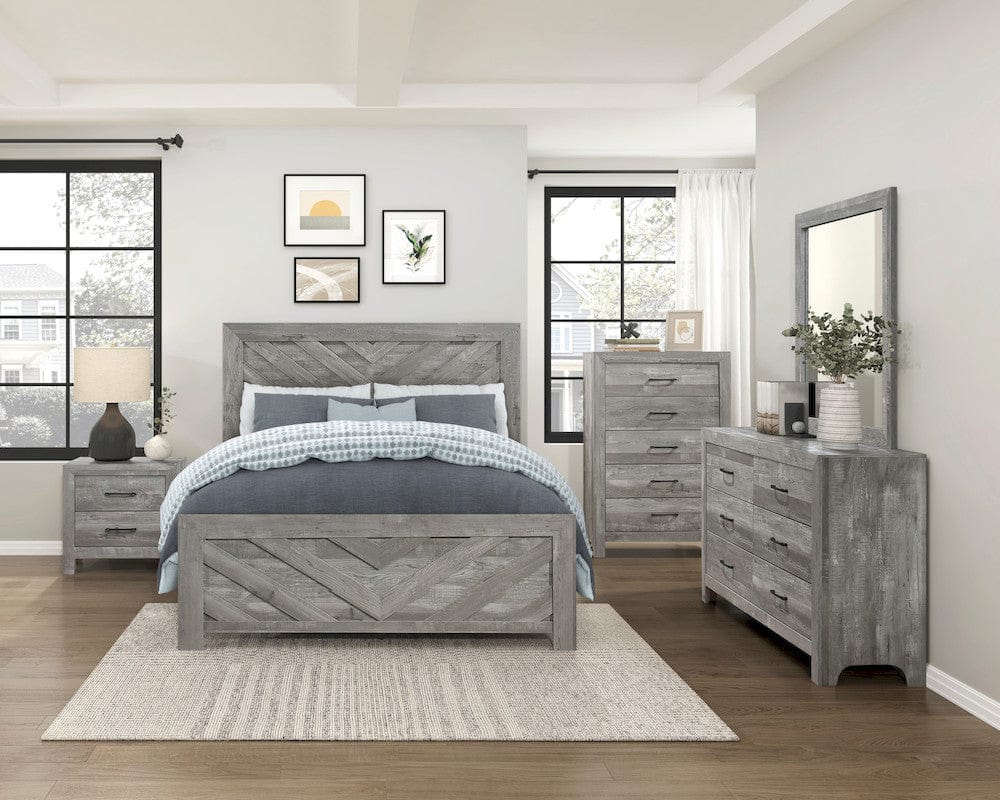 Homelegance  - Corbin Night Stand - 1534GY-4  view 3