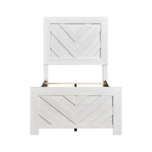 Homelegance  - Corbin Twin Bed - 1534NPWHT-1  view 2