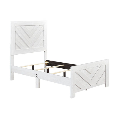Homelegance  - Corbin Twin Bed - 1534NPWHT-1  view 4