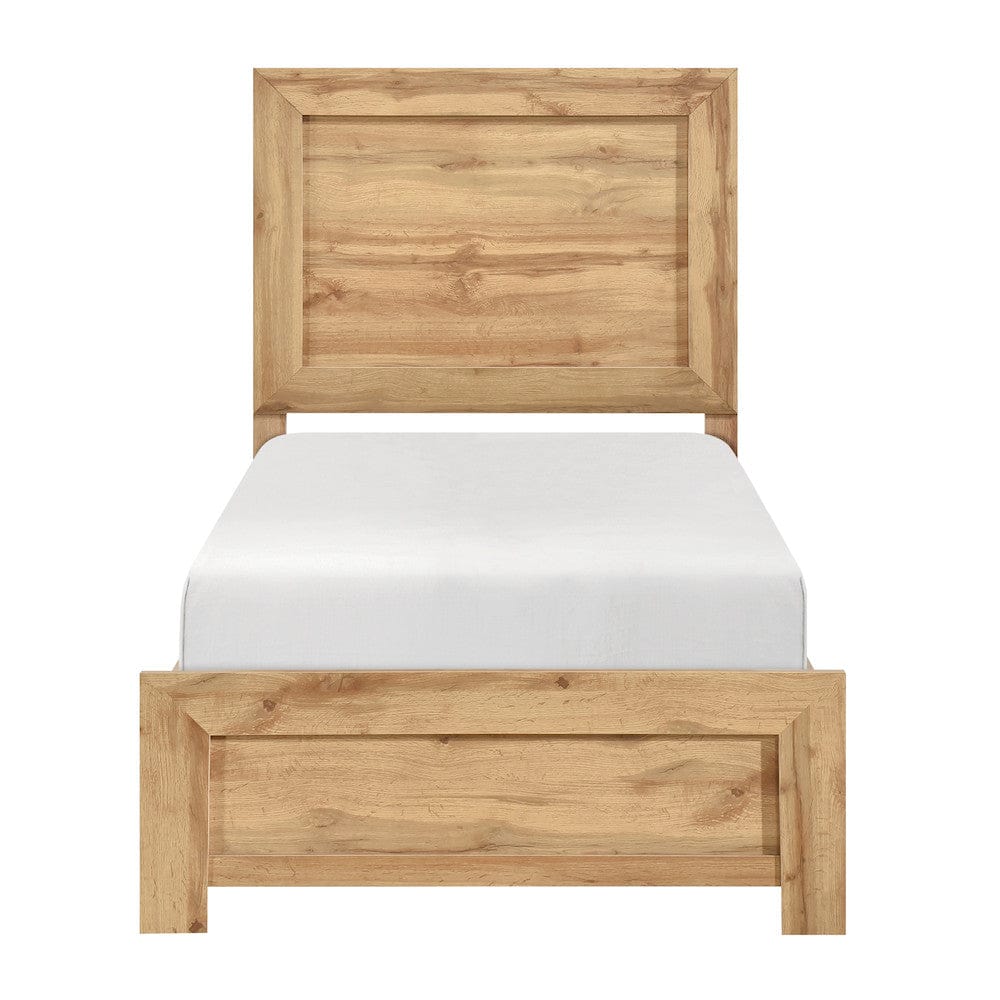 Homelegance  - Corbin Twin Bed in a Box - 1534NAT-1  view 1