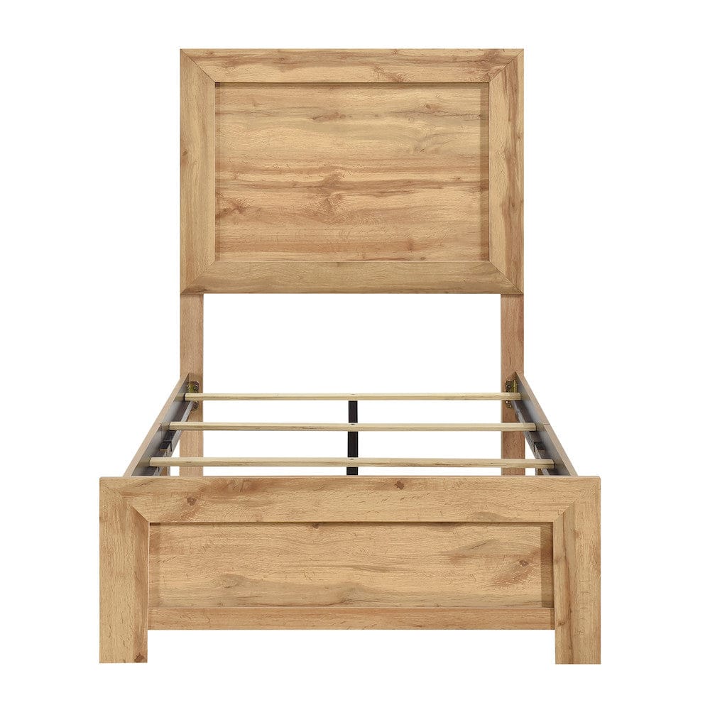 Homelegance  - Corbin Twin Bed in a Box - 1534NAT-1  view 3