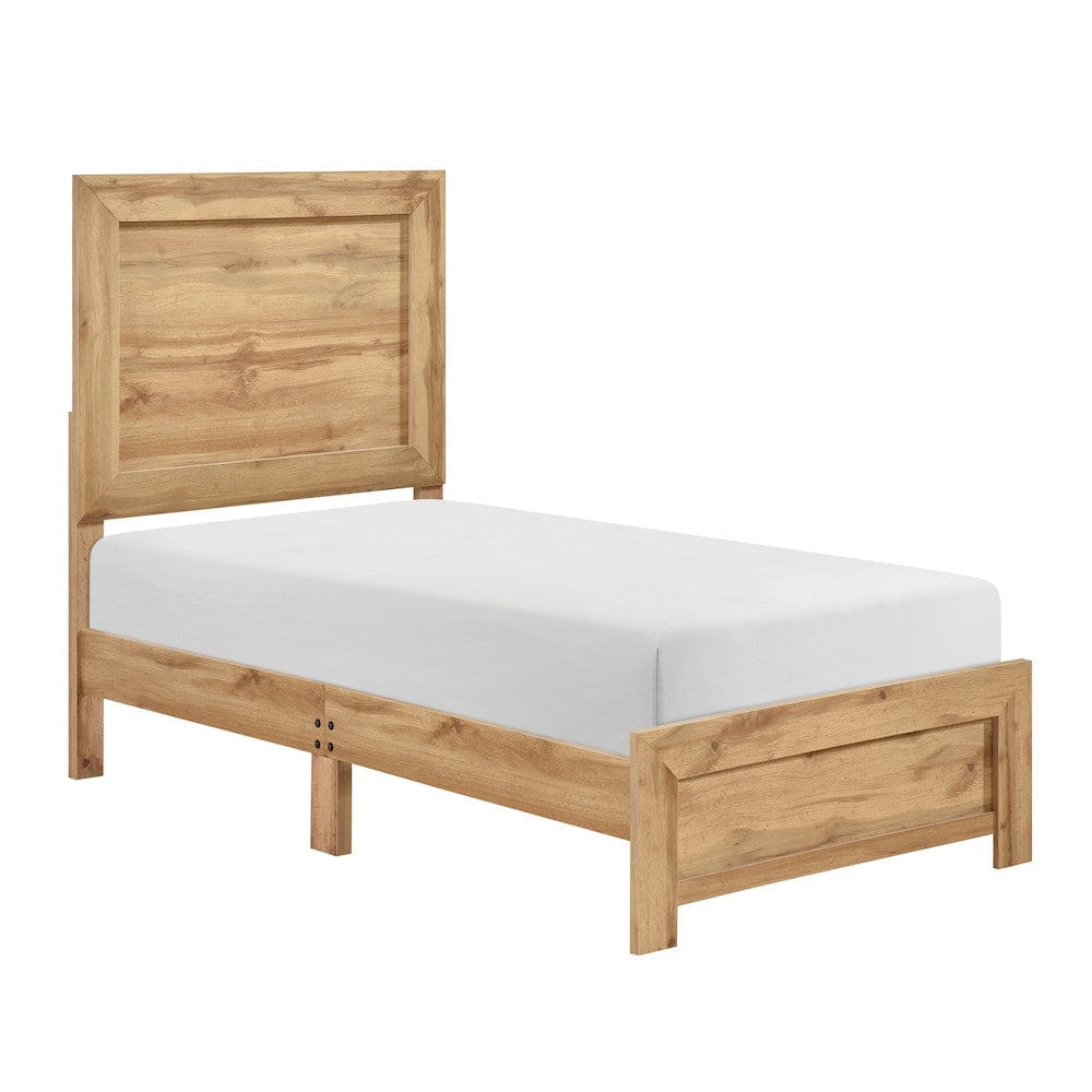 Homelegance  - Corbin Twin Bed in a Box - 1534NAT-1  view 4