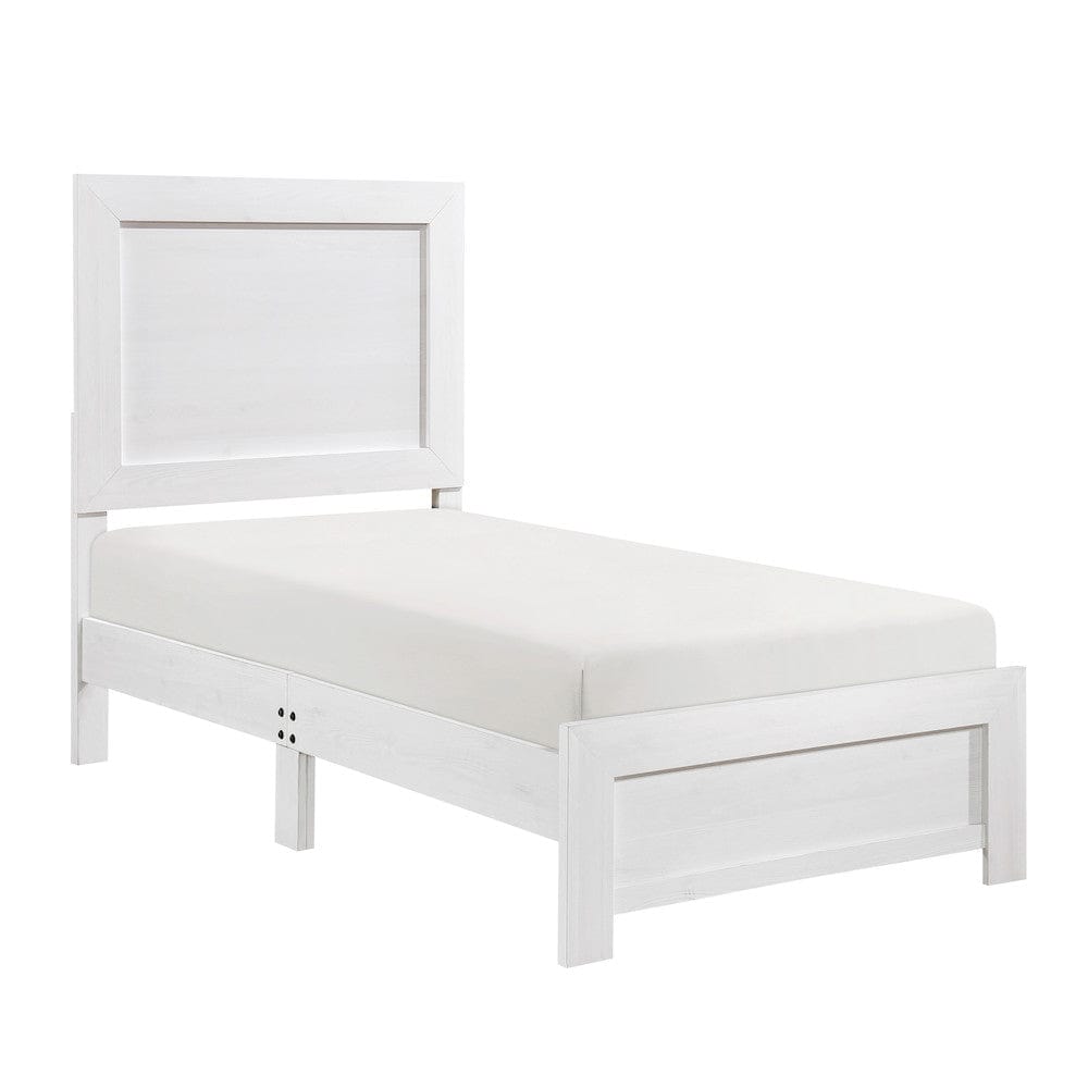 Homelegance  - Corbin Twin Bed in a Box - 1534WHT-1  view 5