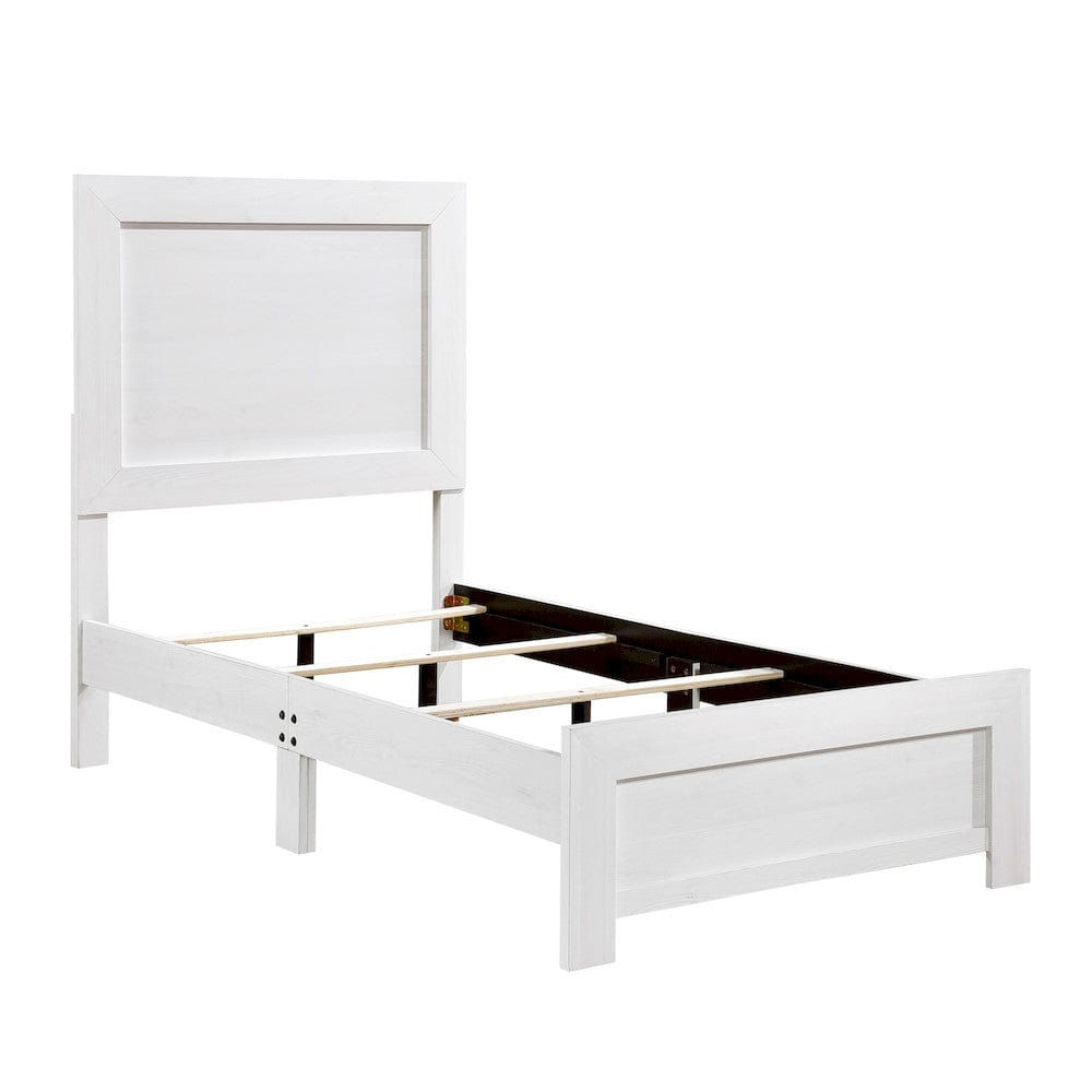 Homelegance  - Corbin Twin Bed in a Box - 1534WHT-1  view 6
