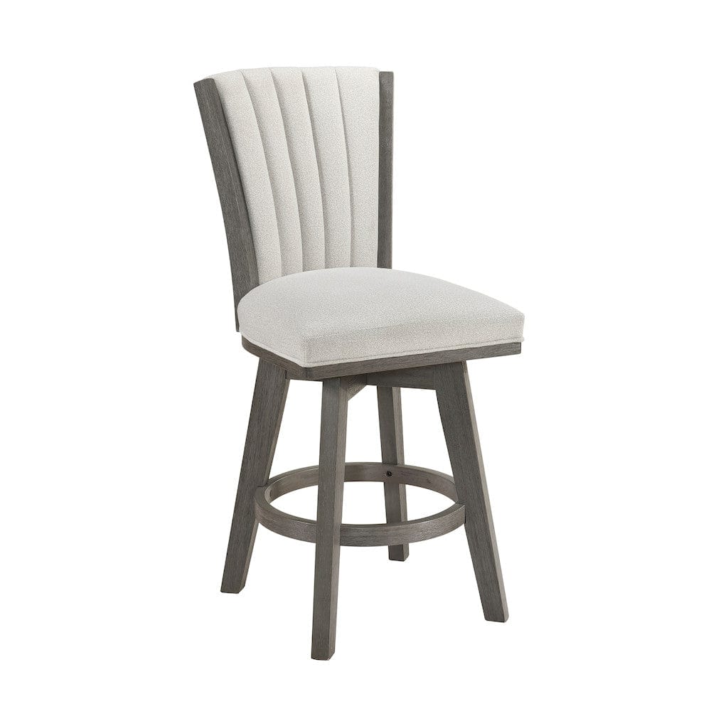 Homelegance  - Corvallis Swivel Counter Height Chair in Beige - 5507-24BES  view 2