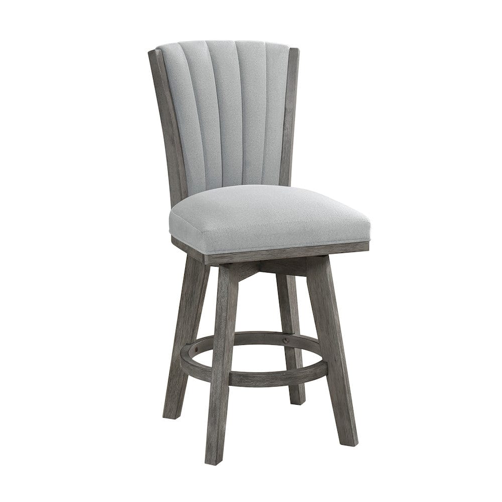 Homelegance  - Corvallis Swivel Counter Height Chair in Gray - 5507-24GYS  view 2