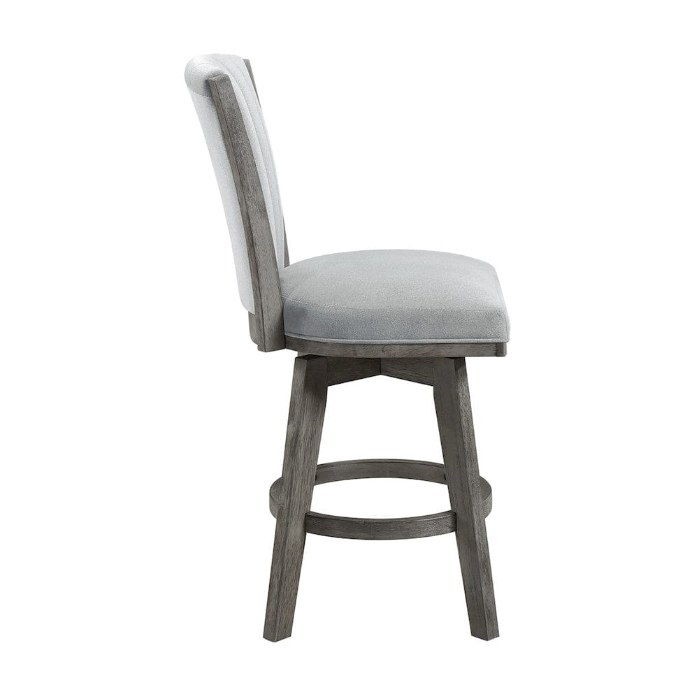 Homelegance  - Corvallis Swivel Counter Height Chair in Gray - 5507-24GYS  view 3