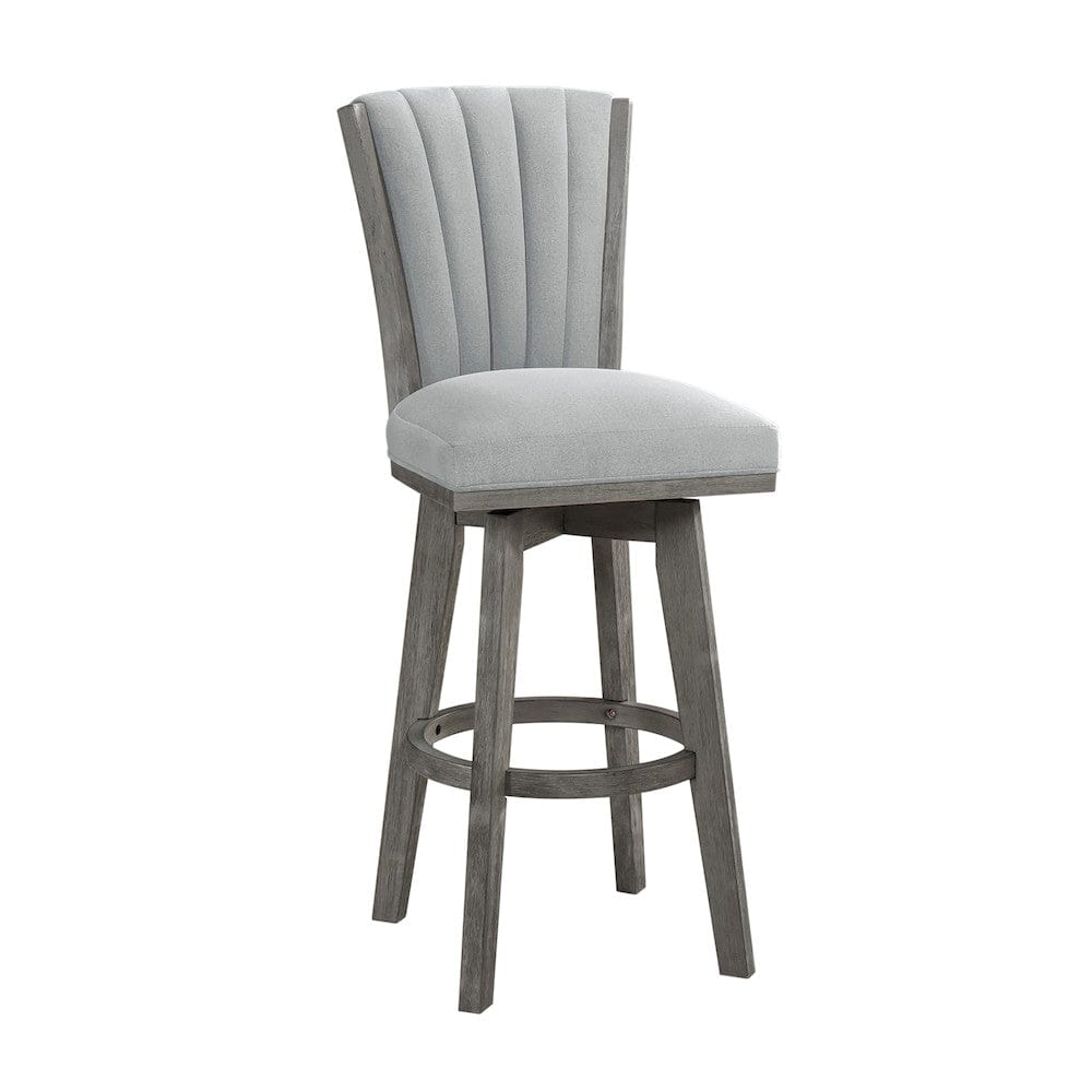 Homelegance  - Corvallis Swivel Pub Height Chair in Gray - 5507-29GYS  view 2