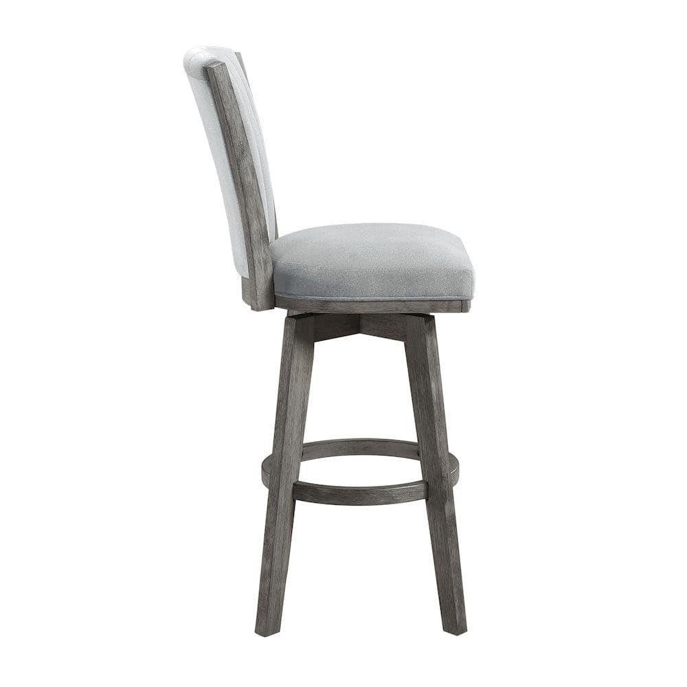 Homelegance  - Corvallis Swivel Pub Height Chair in Gray - 5507-29GYS  view 3