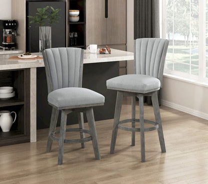 Homelegance  - Corvallis Swivel Pub Height Chair in Gray - 5507-29GYS  view 7